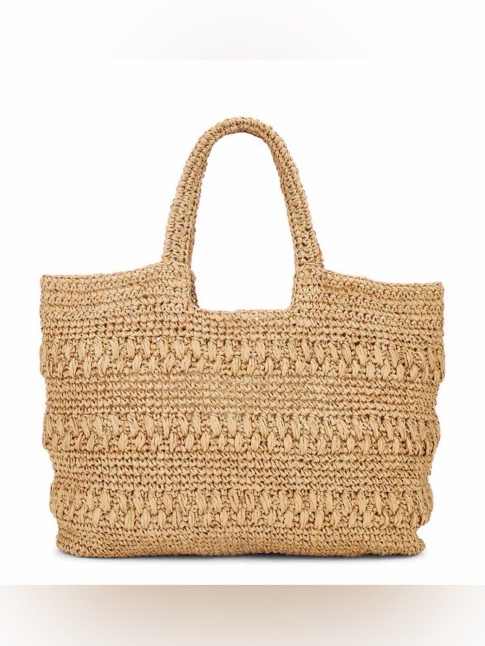 L*SPACE Changing Tides Oversized Bag - natural - 100% raffia - Picture 6 of 9